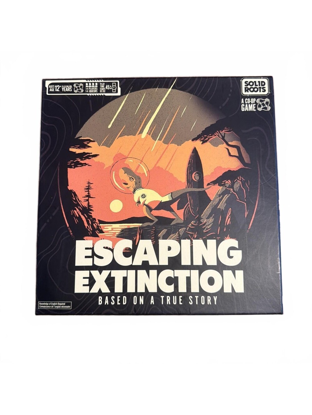 Solid Roots Family Games Escaping Extinction Open Box Unplayed Complete